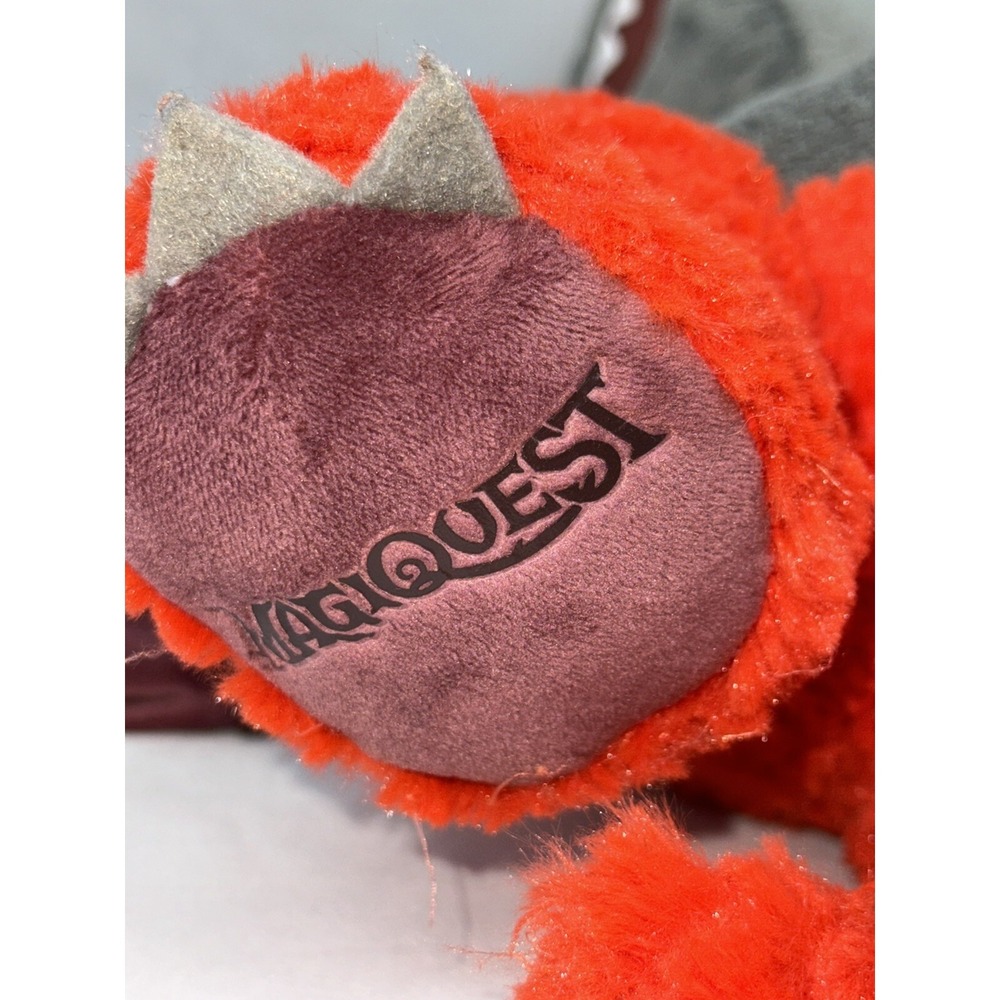 Build A Bear BAB Great Wolf Lodge MagiQuest Charlock MagicQuest Red Dragon Plush - Picture 3 of 5